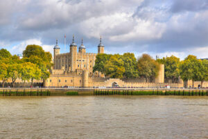 Beautiful tower of London, picture taken across the river