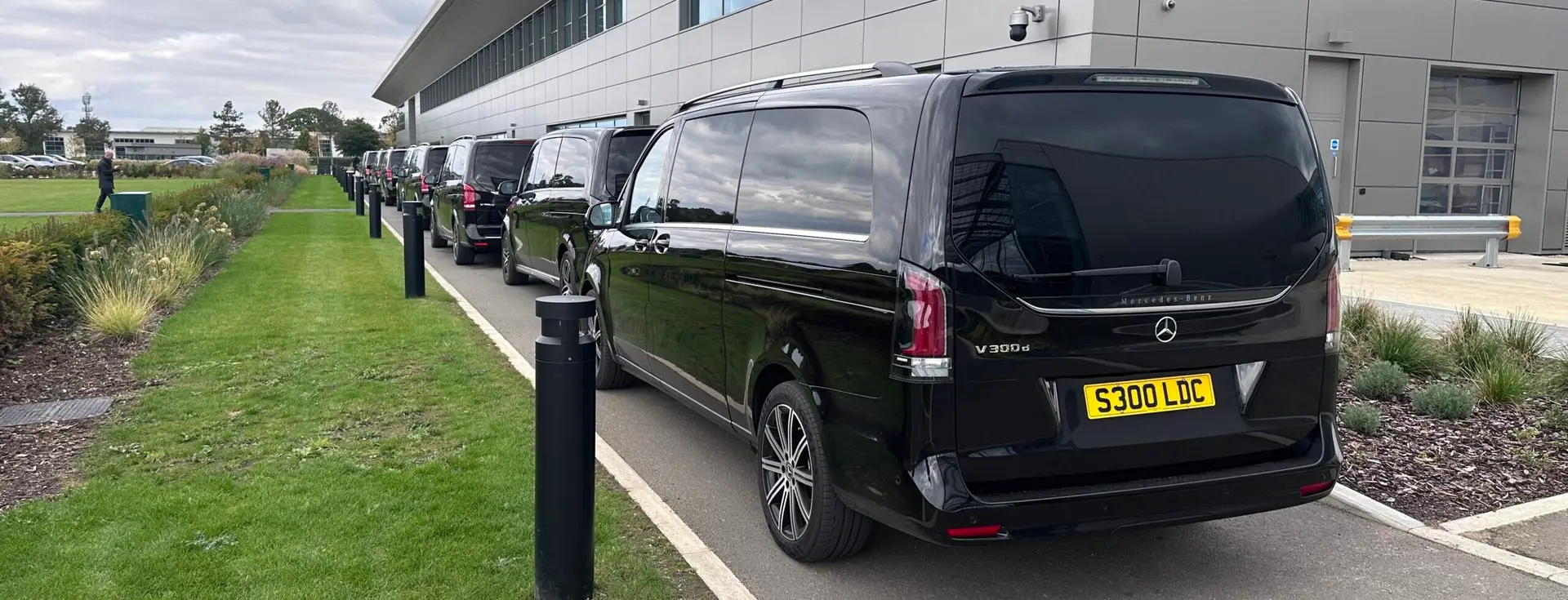 Mercedes V Class chauffeur London hero image