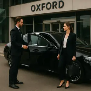 Luxury chauffeur car for London Oxford Airport to London private transfer service