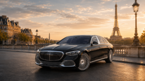 Luxury Chauffeur from London to Paris