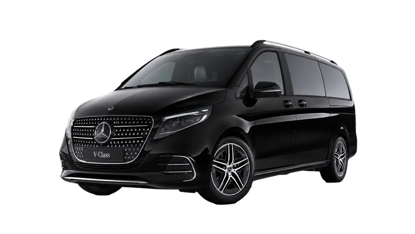 Mercedes V Class for London chauffeur services, groups, airport transfers and by the hour chauffeur service