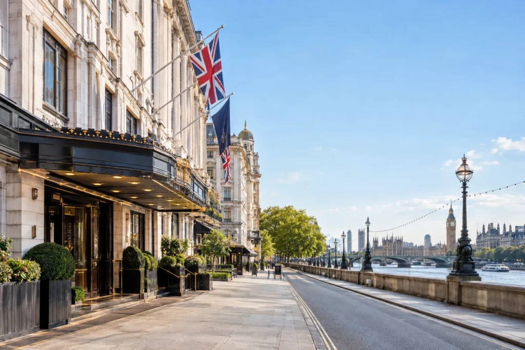 The Savoy Hotel London exterior view